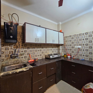 Kitchen in 2 BHK Builder Floor at Saket – for Rent