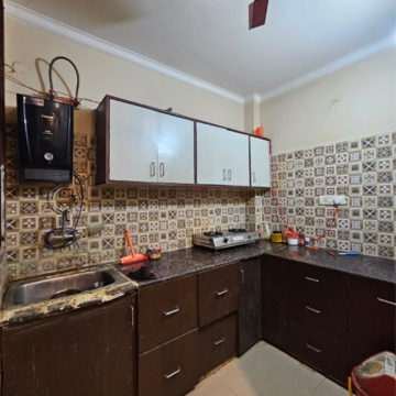 Kitchen in 2 BHK Builder Floor at Saket – for Rent