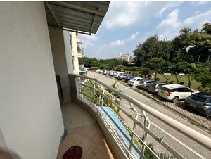 Balcony in 3 BHK Apartment at Gomti Nagar – for Rent