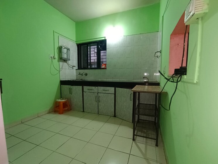 Kitchen, oxford-blues 1 Bedroom 563 Sq.Ft. Apartment In Wanowrie Pune 9230833