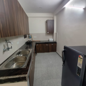 Kitchen in 2 BHK Builder Floor at Saket – for Rent
