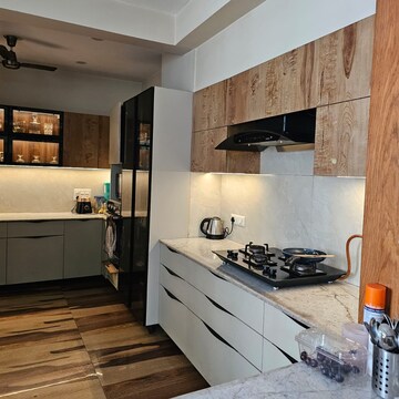 Kitchen in 3 BHK Apartment at Parx Laureate, Sector 108 – for Rent