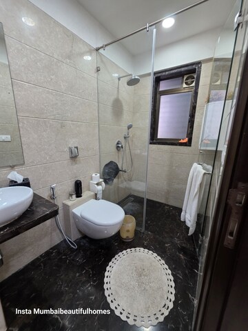 Bathroom in 4 BHK Apartment at Ekta Estrella, Bandra West – for Rent