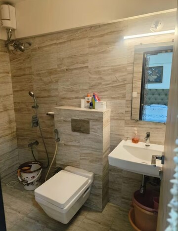Bathroom in 3 BHK Apartment at Gardenia Glory, Sector 46 – for Rent