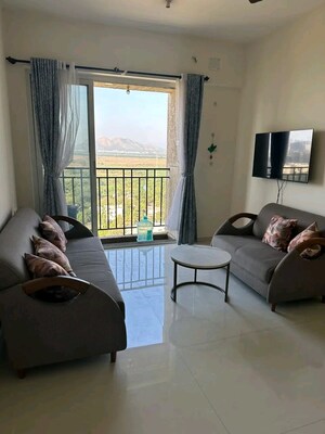 Living Room in 1 BHK Apartment at Hiranandani Estate, Ghodbunder Road – for Sale
