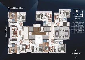 Floor Plan in 1 BHK Apartment at Sanghvi Horizon, Borivali East – for Sale