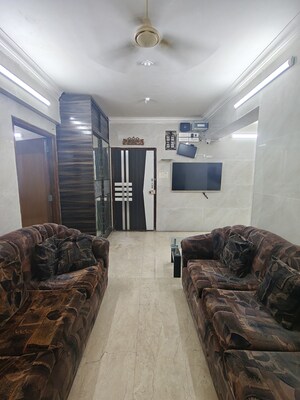 Living Room in 2 BHK Apartment at Juhu – for Rent