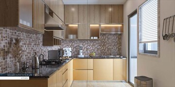Kitchen in 4 BHK Apartment at Matigara – for Sale