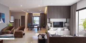 Living Room in 4 BHK Apartment at Matigara – for Sale