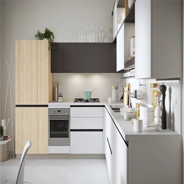 Kitchen in 2 BHK Apartment at VIctoryone Amara, Sector 16 Greater Noida – for Sale