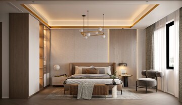 Living Room in 2 BHK Apartment at VIctoryone Amara, Sector 16 Greater Noida – for Sale