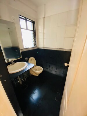 Bathroom in 3 BHK Apartment at Bramhacorp Emerald County, Kondhwa – for Rent