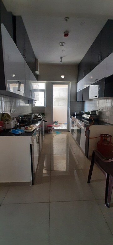 Kitchen in 3 BHK Apartment at Land Craft Golf Links Apartment Phase 2, Pandav Nagar – for Sale