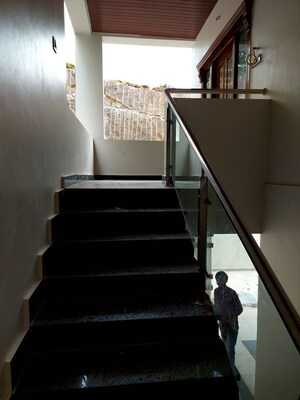 Staircase in 4 BHK Villa at Jubilee Hills – for Sale