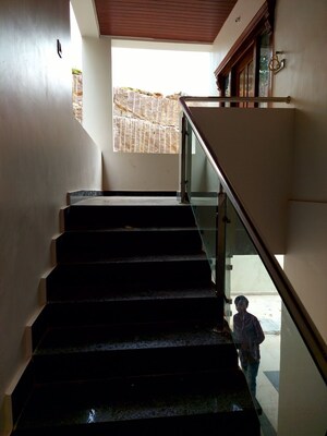 Staircase in 4 BHK Villa at Jubilee Hills – for Sale