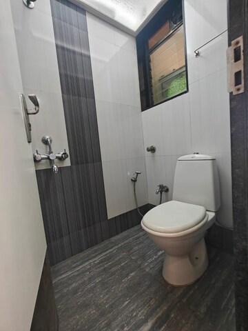 Bathroom in 2 BHK Apartment at Tulsi Sagar, Nerul – for Rent