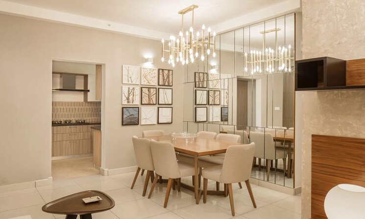 Living Room, exotica-east-square 4 Bedroom 2023 Sq.Ft. Apartment In Nyay Khand Ghaziabad 9231886