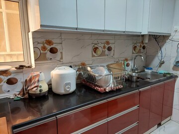 Kitchen in 3 BHK Apartment at Land Craft Golf Links Apartment Phase 2, Pandav Nagar – for Sale