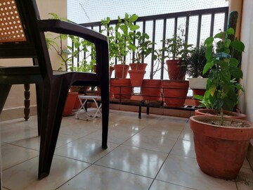 Balcony in 3 BHK Apartment at Land Craft Golf Links Apartment Phase 2, Pandav Nagar – for Sale