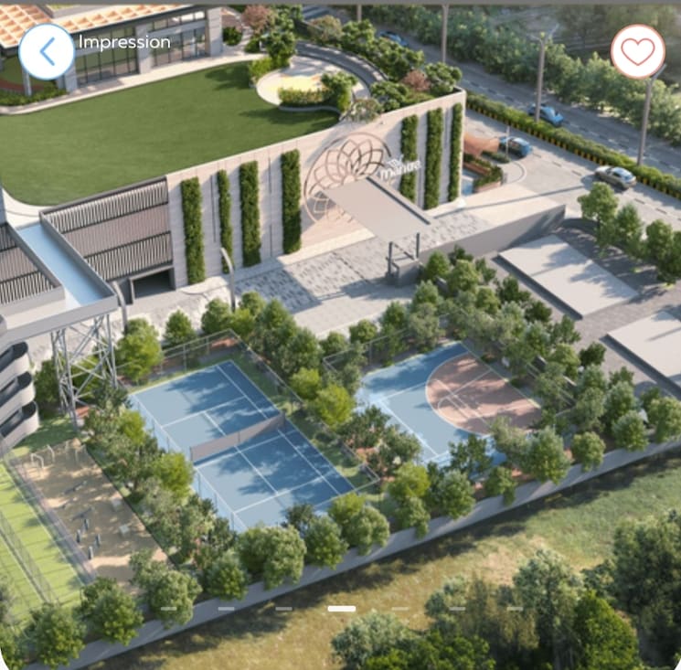 Exterior View, magarpatta road 3 Bedroom 1873 Sq.Ft. Apartment In Magarpatta Road Pune 9231958