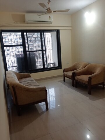 Living Room in 2 BHK Apartment at Shree Vallabh Tower, Malad West – for Rent