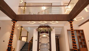 Staircase in 4 BHK Villa at Asha Township, Hennur Road – for Sale