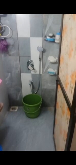 Bathroom in 1 BHK Apartment at Shree Sai Sundar Nagar CHS, Lower Parel – for Rent