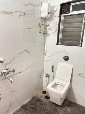 Attached Bathroom in 2 BHK Apartment at Jankalyan Nagar – for Rent