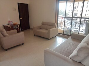 Living Room in 3 BHK Apartment at Bhairaav Signature, Cbd Belapur Sector 30 – for Rent