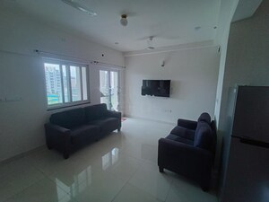 Living Room in 2 BHK Apartment at Puravankara Silversands, Mundhwa – for Rent