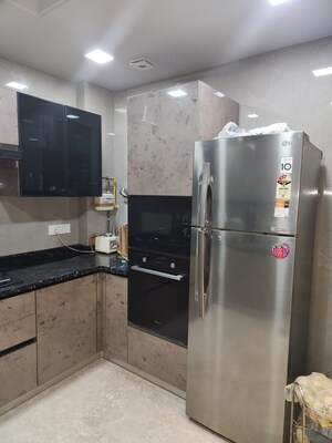 Kitchen in 4 BHK Apartment at Greater Kailash I – for Rent
