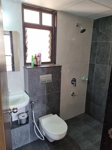 Bathroom in 2 BHK Apartment at Shapoorji Pallonji Joyville Hadapsar Annexe, Hadapsar – for Rent