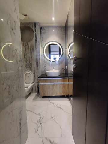 Bathroom in 4 BHK Builder Floor at Surya CGHS, Sector 43 – for Rent