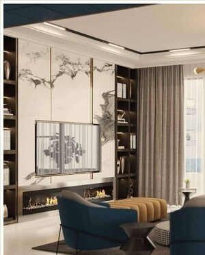 Living Room in 3 BHK Villa at Kollur – for Sale