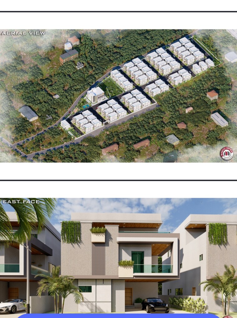 Exterior View, kollur 4 Bedroom 3152 Sq.Ft. Villa In Kollur Hyderabad 9232657