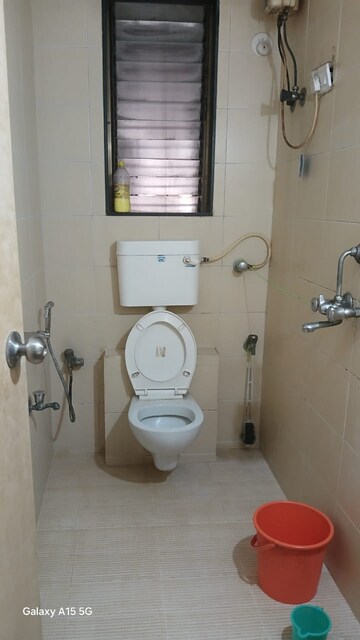 Bathroom in 2 BHK Apartment at Sheth Irene, Malad West – for Rent