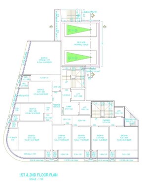 Floor Plan in 2 BHK Apartment at Panchnaad Anantham, Borivali West – for Sale