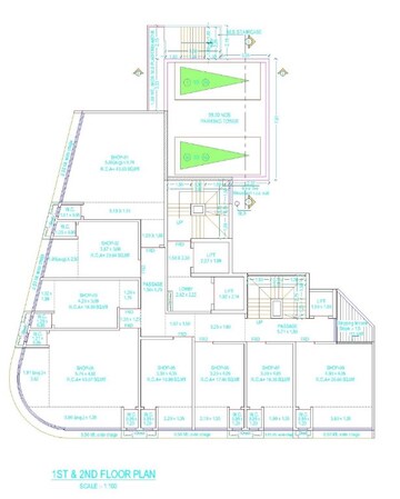 Floor Plan in 4 BHK Apartment at Panchnaad Anantham, Borivali West – for Sale