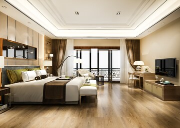 Master Bedroom in 4 BHK Apartment at Panchnaad Anantham, Borivali West – for Sale
