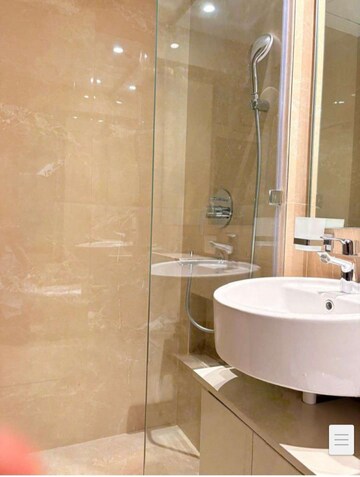 Bathroom in 1 BHK Apartment at Hiranandani Highland, Powai – for Rent