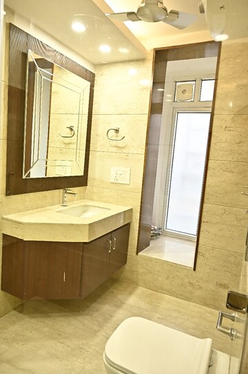 Attached Bathroom in 4 BHK Apartment at Greater Kailash I – for Sale