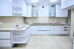 Kitchen in 4 BHK Apartment at Greater Kailash I – for Sale