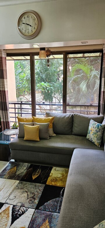 Living Room in 2 BHK Apartment at Hubtown Akruti Orchid Park, Sakinaka – for Rent