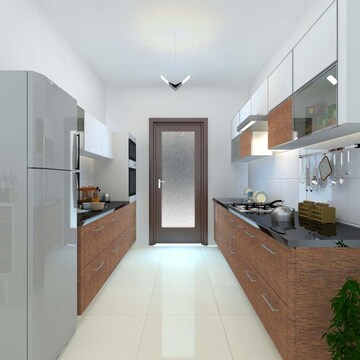Kitchen in 2 BHK Apartment at Paradigm El Signora, Jogeshwari West – for Rent