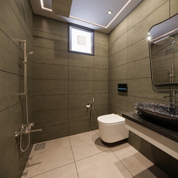Bathroom in 2 BHK Apartment at Paradigm El Signora, Jogeshwari West – for Rent