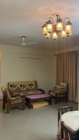 Living Room in 3 BHK Apartment at Omaxe Heights, Sector 86 – for Rent