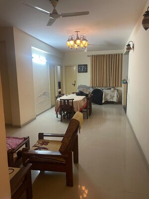 Living Room in 3 BHK Apartment at Omaxe Heights, Sector 86 – for Rent