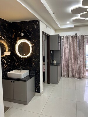 Living Room in 2.5 BHK Apartment at My Home Tridasa, Tellapur – for Sale