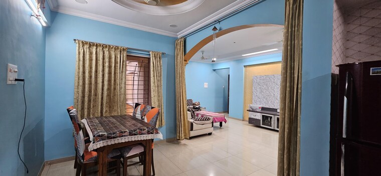 Living Room, gk-dwarka-sai-paradise 3 Bedroom 1435 Sq.Ft. Apartment In Pimple Saudagar Pune 9232753