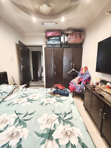 Master Bedroom in 1 BHK Apartment at Balaji Garden CHS, Kopar Khairane – for Sale